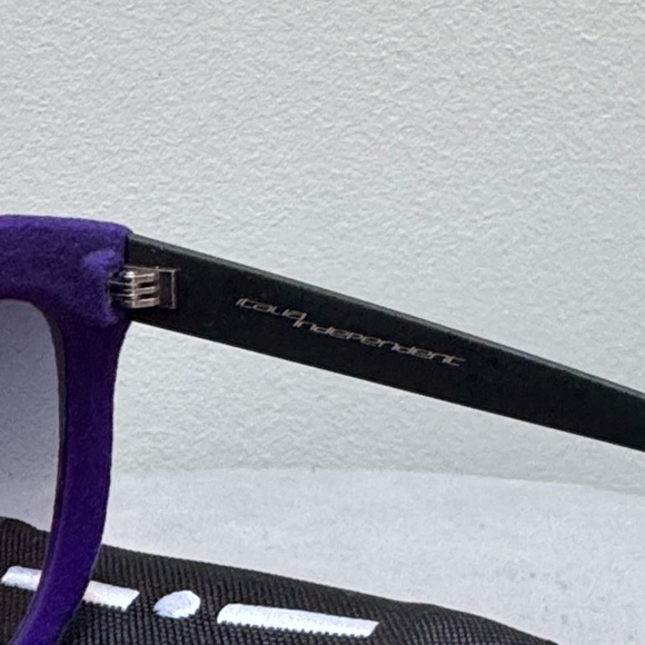 Italia Independent Elegant Purple Velvet Sunglasses NEW main image 6